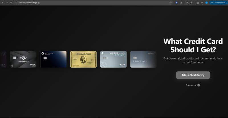 Credit Card Finder